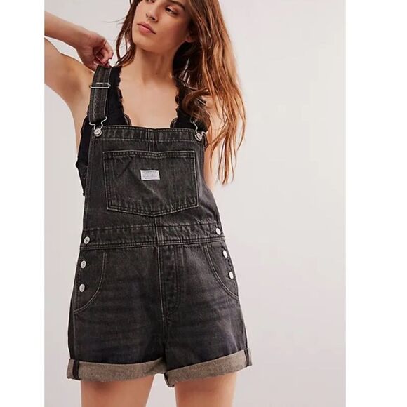 Levi's Pants - Levi’s x Free People Vintage Denim Shortalls in Loose Live Wire